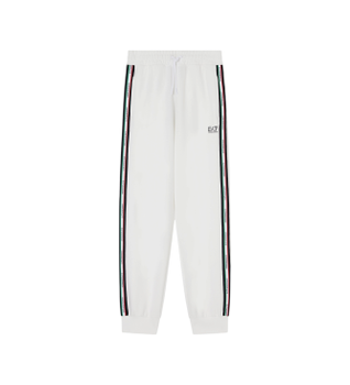 EA7 para mujer. 7W001225_AF12660 Pantalón largo Italian Spirit blanco (XXL), Casual, Algodón
