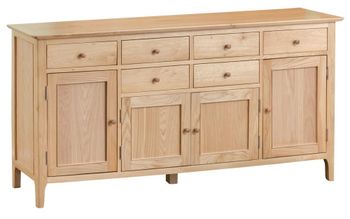 Sadie 4 Door 6 Drawer Oak Sideboard