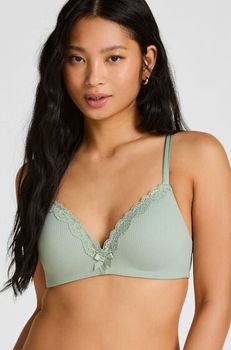 Hunkemöller Sujetador preformado sin aros Lola Verde