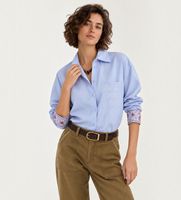 pennyblack para mujer 2621116173200 camisa canditi azul 40 casual algodon manga larga