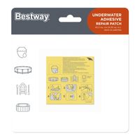 pack 10 parches de reparacion bestway extra fuertes y parches de uso bajo el agua para piscinas desmontables flotadores hinchables etc