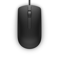 dell optical mouse-ms116 - black