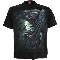 spiral camiseta shadow raven para mujer