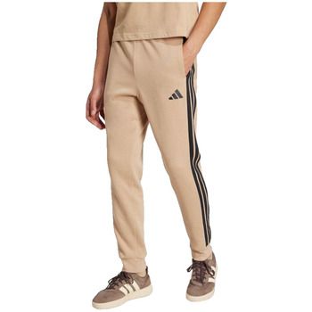 adidas Pantalón chandal Pantalon Essentials 3-Stripes Fleece beige para hombre