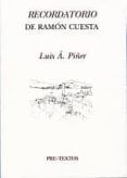 recordatorio de ramon cuesta
