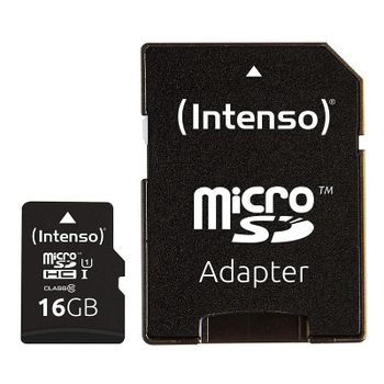 Intenso Tarjeta Micro SD SDHC Pro 16GB Clase 10
