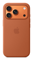 iphone 17 pro silicone case with magsafe terra cotta
