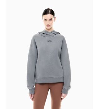 EA7 para mujer. 7W000927_AF21061 Sudadera Vigor7 Fullness gris (XS), Casual, Algodón