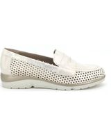 de pitillos mocasin pitillos 10321 perforado oro dorado