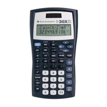 Calculadora científica Texas Instruments TI-30X IIS 11 dígitos 2 líneas Batería/Solar Negro