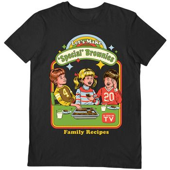 Steven Rhodes Camiseta manga larga Let's Make Brownies para hombre