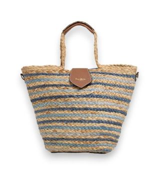 Pepe Jeans para mujer. PL0300140 Bolso Nova Jean azul (OSFA), Beige, Casual, Yute