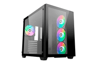 caja abysm caja atx danube sava 285 bx203 black rgb negro transparente