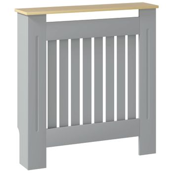 Cubierta para radiador 78x19x83 cm gris