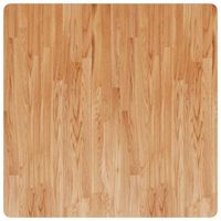 tablero de mesa  tablero escritorio cuadrada madera roble marron claro 90x90x25 cm