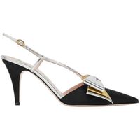 valentino bags zapatos de tacon escarpins slingback bowow nrud decoratif en cuir lame para mujer