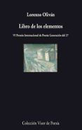 libro de los elementos vi premio internacional de poesia generac ion