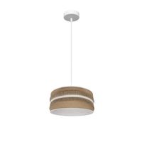 colgante natalia 1xe27 blancosaco-blanco regx30x30 cm