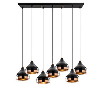 Lámpara De Techo Yildo-6894 Negro Metal 88x36x112 Cm