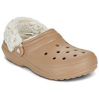 crocs zuecos classic fleece lined clog para mujer