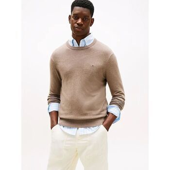 Tommy Hilfiger Jersey MW0MW28046 PIMA/CASHMERE-HI3 COASTAL TAUPE HEATER para hombre