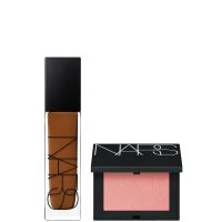 nars natural longwear foundation 30ml and nars blush orgasm 48g bundle various shades - mali