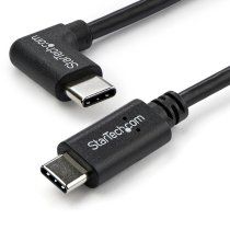 StarTech.com Cable de 1m USB-C a USB-C Acodado a la Derecha - Cable USB Tipo C en Ãngulo a la Derecha - Cable USBC en Ãngulo