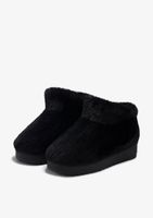 botas nordic full fur black - negro