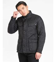 barbour international para hombre mqu0365 chaqueta ariel negro l casual poliester