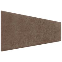 dhome cabecero marron 145cm acabado toalla soft tapizado liso 4cm grosor 50cm alto tejido suave para pared acusticos cabeceros absorbentes 145cm 4cm - 50 al - marron