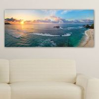 pintura decorativa lienzo yty46827833950120 multicolor 50x120