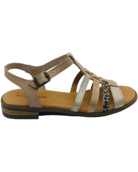 de D`CUTILLAS SANDALIA PLANA PIEL MUJER DOCTOR CUTILLAS 37054 PLATINO