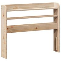 cabecerocabecero camapanel de cabecera con estantes madera maciza de pino 100 cm