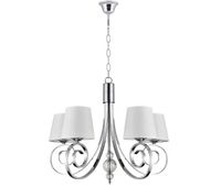 lampara de techo metal color cromo serie marela 65cm