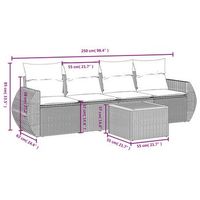 conjunto de sofas de patio incluye cojines estilo beige