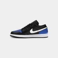 nike zapatillas 1 low black royal toe para mujer
