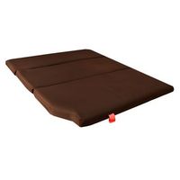colchon para camper volkswagen ocean - 5cm de grosor con hr 25kgm3 y 3cm de viscoelastica - marron