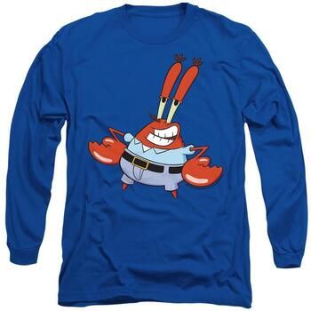 Spongebob Squarepants Camiseta manga larga Mr Krabby para mujer