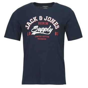 Jack & Jones Camiseta JJELOGO TEE SS O-NECK 2 COL SS24 SN para hombre