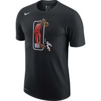 camiseta zion williamson nike player logo negra