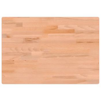 Tablero De Escritorio Madera Maciza De Haya 80x55x2,5 Cm Vidaxl