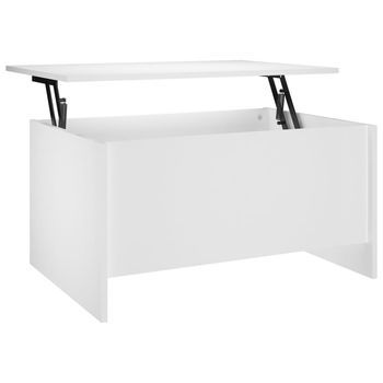 Mesa De Centro 80x55,5x41,5 Cm Madera - Blanco