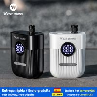 bomba electrica mini para bicicleta west biking 150 psi inflador portatil para neumaticos de bicicleta valvula schrader presta cilik para bicicletas de carretera y montana