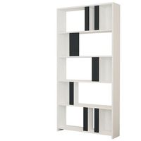 libreria lima antracita blanco