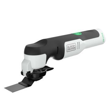 Black+decker Reviva - Multiherramienta De 12 V Máximo, Oscilante, Cambio Rápido De Hoja Para Necesidades De Múltiples Herramientas, Inalámbrica (modelo Revcom12c)