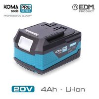 bateria litio 20v 40ah koma tools battery series edm