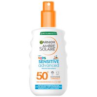 garnier ambre solaire kids spf 50 sensitive advanced sun spray 150ml