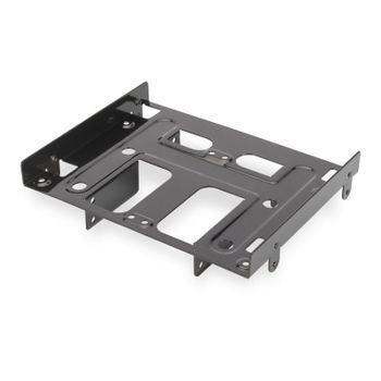 Adaptador Ewent EW7002 Aluminio Negro 5.25″ hasta 4x 2.5″ o 1x 3.5″+2x 2.5″