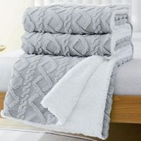 ca  manta de sofa borrego rr  sherpa doble cara franela  100 poliester  suave y calida para invierno