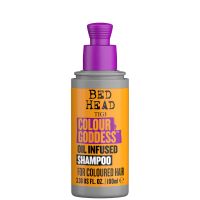 tigi bed head colour goddess travel size shampoo for coloured hair 100ml